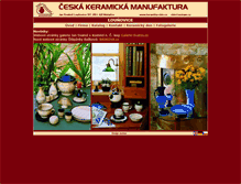 Tablet Screenshot of keramika-ckm.cz